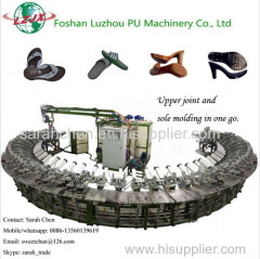 Pu sandal and slipper making machine pu flip flops DIP production line