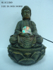 Poly resin Buddha Fountain