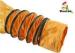 Bendable 12 Inch Fire Resistant Flexible Ducting Fireproof High Temperature