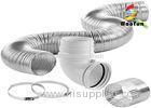 Smooth Aluminium High Temperature Flexible Duct Semi Rigid Easy Installation
