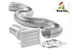 AC Ventilation Fire Resistant Flexible Ducting Semi Rigid Aluminum Stretchable