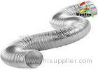 2 Inch Flexible Semi Rigid Aluminum Duct Silver For Telescopic Ventilation