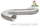 Semi - Rigid Fire Rated HVAC Air Ducts Aluminum Alloy With 7mm Ripple