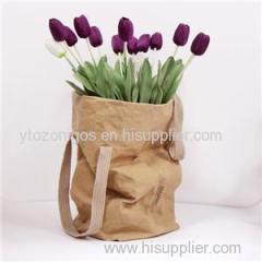Round Washable Paper Bag