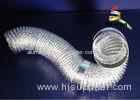 High Temperature Aluminum Flexible Duct Insulated 4'' Eco - Friendly