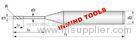HRC55 Long Neck Square End Mill Cutter With 1.5 mm Neck Length TiSiN Coating