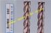 10 mm / 12 mm Metal Cutting Tools Extra Long CNC End Mill 4 Flute With AlTiN Coating