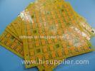 Yellow 6 Layer Via In Pad PCB Prototype Service 0.6mm Immersion Gold