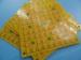 Yellow 6 Layer Via In Pad PCB Prototype Service 0.6mm Immersion Gold