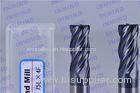 SiN Coating 4 mm Corner R 1.0 mm HRC55 Corner Radius End Mill 50 mm Length