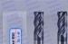 SiN Coating 4 mm Corner R 1.0 mm HRC55 Corner Radius End Mill 50 mm Length