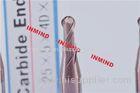 Ball Nose Solid Carbide End Mills 0.5 - 0.6 um Ultra Fine Grain Size