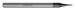 HRC55 Ball Nose Micro End Mill with AlTiN Coating 0.8 mm Diameter