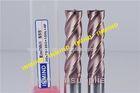 Solid Carbide Milling Machine End Mills Long Shank Type 0.5 UM Grain Size