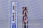 10mm/12mm Corner Radius end mill upto HRC65 4 Flute high hardness R0.5 Corner TiSiN Coating