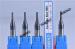 HRC55 Solid Carbide Square End Mill with TiSiN / TiAlN Coating Surface