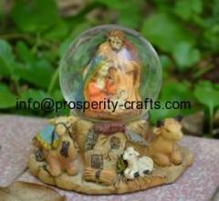 Polyresin Religious Snowglobe / Waterglobe