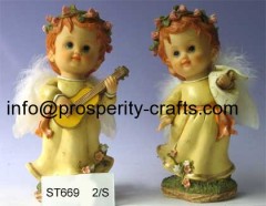 Poly resin Cherub / Angel