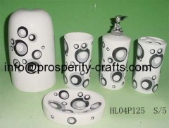 Ceramic Bathroom set .