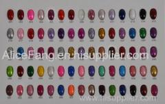 Nail polish many colors are offered