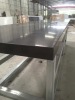 China Black Color Quartz Stone Polished Solid Surface