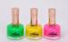 Nail polish many colors are offered