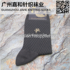 Popular Dark Color Wholesale Mid Calf Cotton Men Socks