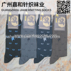 2016 New Design Patterned Cotton Men Dress Socks