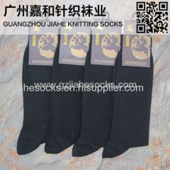Custom Black Classical Men Cotton Socks