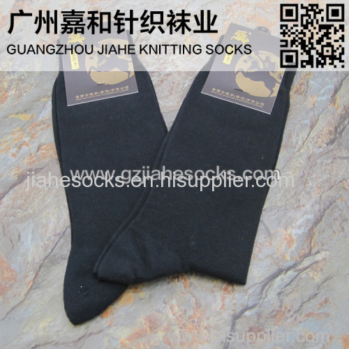 Custom Black Classical Men Cotton Socks