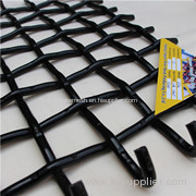 high tensile strength factory direct sale 65mn steel quarrying hemmed woven screen mesh