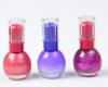 Nail polish many colors are offered