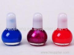 Nail polish many colors are offered