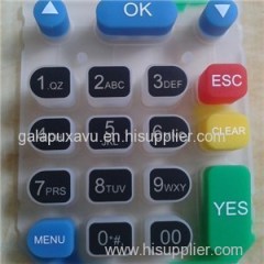 Laser Etched Rubber Keypad