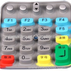 Multi-color Silicone Rubber Keypad