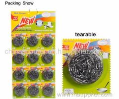 Kitchen Net Scrubber sponge Flat Scourers Aisi 410 Stainless Steel Scourer premium price standard 410 stainless steel sc