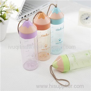 Logo Printing 500ml Plastic Shaker Bottle With Mixer