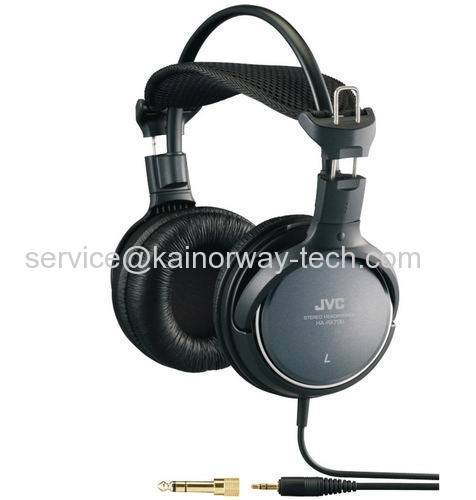 JVC HARX700 Precision Sound Deep Bass On-Ear Wired Black Headphones