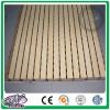 Wood Veneer Laminated 15mm MDF Wood Acoustic Strip Panels