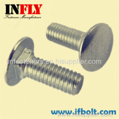 US A307A Carriage bolt in inch round head square neck bolt-Infly Fasteners Manufacturers