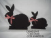 Easter Non-woven Blackboard eraser