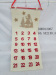 X'mas Non-woven calendar .