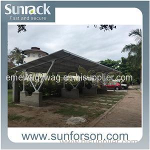 Solar Pv Module Mounting Structure For Carport