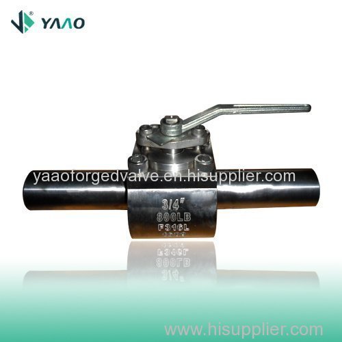 China Foeged Steel Top Entry Ball Valves