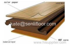 V groove HDF AC4 E1 laminate flooring