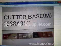 Hitachi SMT machine Feeder parts Cutter Base(M)