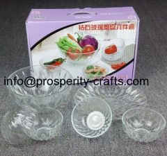 Glass Tableware set .