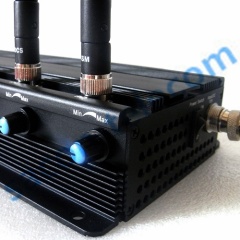 Adjustable Mobile Phone Signal Jammer Block GSM CDMA GPS 3G 4G WIFI VHF UHF Signal