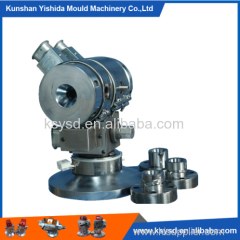fixed center double layers extrusion crosshead for PVC extruder