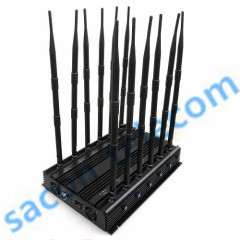 12 Bands Mobile Phone Signal Jammer/ RF Jammer VHF UHF 4G/Wimax Jammer Blocker OEM/ODM